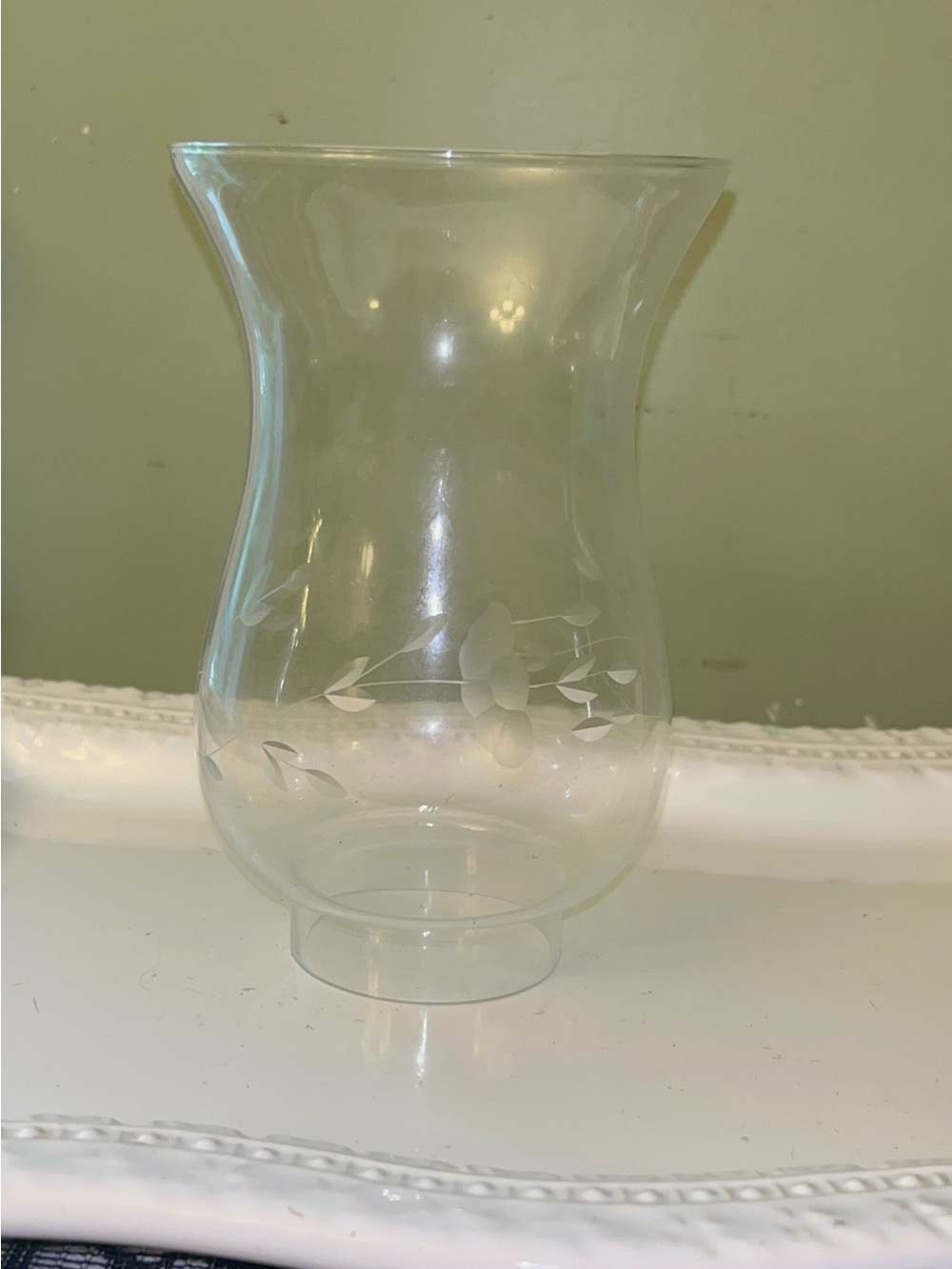 Princess House Heritage Hurricane Chimney Lamp Shade